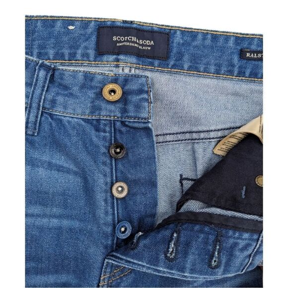 Scotch & Soda Amsterdam Ralson Harpoon Jeans Blue Wash Slim Fit Men's Size 29x32 - Picture 4 of 12